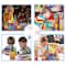 PicassoTiles® 36 Piece Rocket Magnetic Tile Set